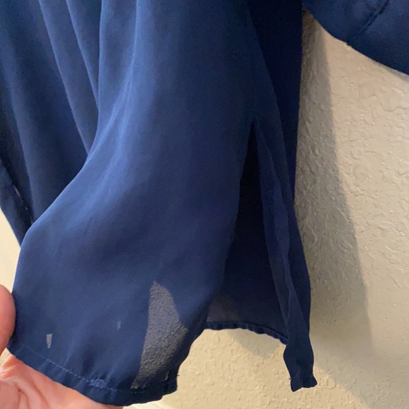 Navy Blue Blouse - Picture 6 of 6